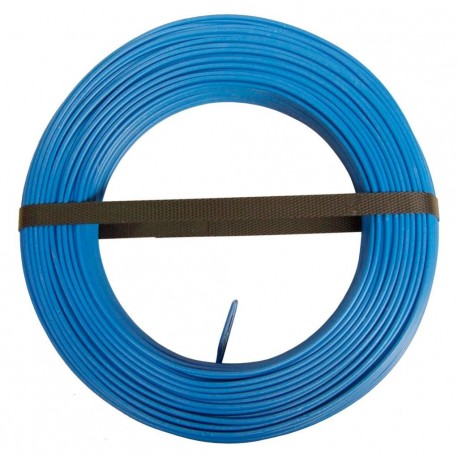 Câble Electrique 1 x 1,5mm² L100m Bleu
