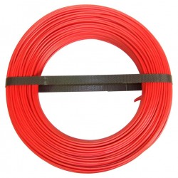 Câble Electrique 1 x 1,5mm² L100m Rouge