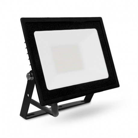 PROJECTEUR LED Plat Noir 230 V 50 WATT IP 65 6000°K