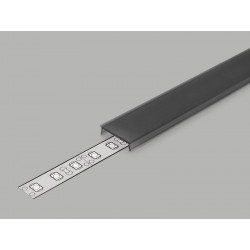 Diffuseur Clip Type C3 - Noir - 1000mm