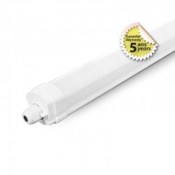 Boîtier Etanche LED intégrées 4000K 35W 1255 X 59 X 61 mm Traversant GARANTIE 5 ANS