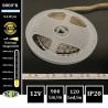 BANDE LED 12V Tangentielle - SMD335 - 120LEDs/m 9.6W/m 8000°K 5m IP20