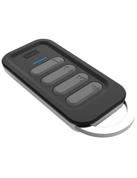 Télécommande porte clé - 4 canaux - Noir
