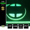 BANDE LED 24V COB 320LEDs/m 12W/m Vert 5m IP67