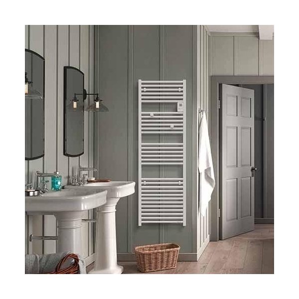 Sèche-serviettes Riva 4 0750W blanc satin