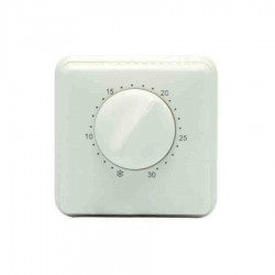 Thermostat d'ambiance Ip 30, pouvoir de coupure 10A, 250V