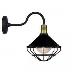 Applique Murale E27 Noir IP65