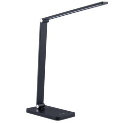 Lampe de Bureau 7W CCT Noire USB Induction