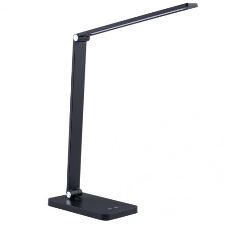 Lampe de Bureau 7W CCT Noire USB QI