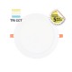 Plafonnier LED BLANC Ø 225 18W ROND CCT 5Ans Garantie