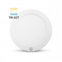 Plafonnier LED Blanc Ø 230 Rond 18 Watt CCT + Détecteur IR