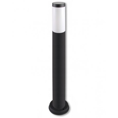 Potelet Cylindrique E27 Noir IP44 45cm