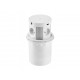 Boîte Extension Bureau Encastrée Rond Ø145 Blanc 4 prises + 2 USB + 2RJ45 + induction 5W