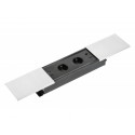 Boîte Extension Bureau Encastrée Rectangle Silver 2 prises + USB A+C + RJ45 + HDMI 