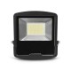 PROJECTEUR LED Plat Noir 230 V 120W IP 65 3000°K 5Ans