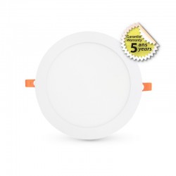 Plafonnier LED Blanc Ø 225 ROND 18 Watt 4000°K 5Ans