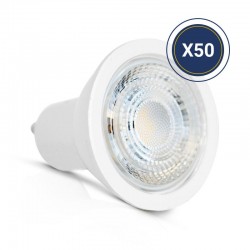 Ampoule LED DIM 6W GU10 3000°K 75° Boite Pack de 50