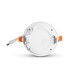 Plafonnier LED BLANC Ø 120 ROND 6 Watt 4000°K Garantie 5 Ans