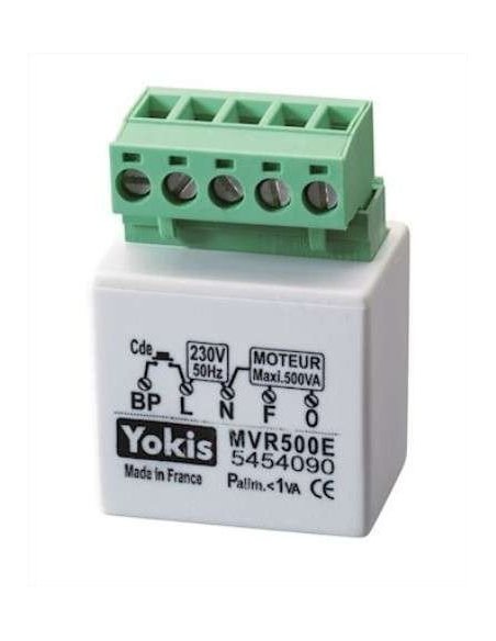 Micromodule volet roulant encastré