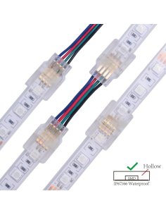 Connecteur CLIPO Bande-Bande 10/12mm 4 Pins IP67 2