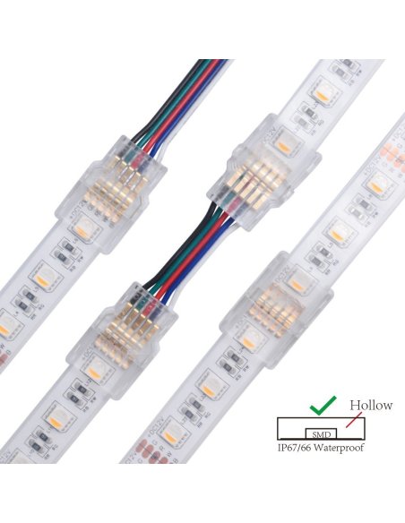 Connecteur CLIPO Câble-Bande 12/14mm 5 Pins IP67