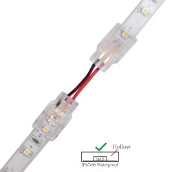 Connecteur CLIPO Câble Liaison 150mm Bande-Bande 8/10mm 2 Pins IP67