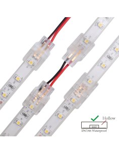 Connecteur CLIPO Câble Liaison 150mm Bande-Bande 8/10mm 2 Pins IP67 2