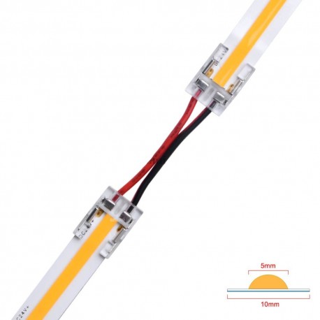 Connecteur CLIPO COB Câble Liaison 150mm 10mm HD 2 Pins IP20