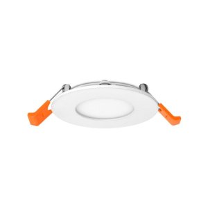 Plafonnier LED BLANC Ø 90 ROND 3 Watt 4000°K Garantie 5 Ans 2