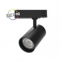 Spot LED sur Rail Noir 35W 3000K 3500 LM IRC90