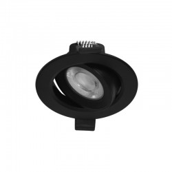 Spot LED Orientable Noir 5W 4000°K Dimmable