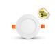 Plafonnier LED BLANC Ø 120 ROND 6 Watt 3000°K Garantie 5 Ans