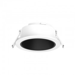 Collerette Basse Luminance Rond/Rond Blanc/Noir Pour Spot ÉCLAT II