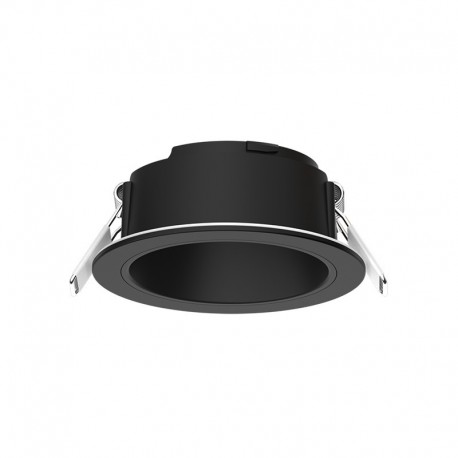 Collerette Basse Luminance Rond/Rond Noir/Noir Pour Spot ÉCLAT II