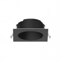 Collerette Basse Luminance Carrée/Rond Noir/Noir Pour Spot ÉCLAT II
