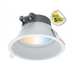 Downlight LED CCT Blanc Rond Basse Luminance Ø217mm 30W Garantie 5 Ans