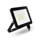 Projecteur LED Noir - Plat - 30 WATT, 6000°K, IP65