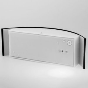 Applique murale E27 Noire IP44