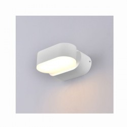Applique murale LED 6W Orientable - IP54 - Blanc- 3000°K