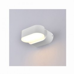 Applique murale LED 6W Orientable - IP54 - Blanc- 4000°K