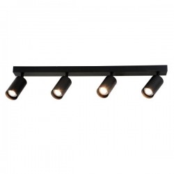 Support de Spot Orientable GU10 x 4 Noir