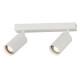 Support de Spot Orientable GU10 x 2 Blanc