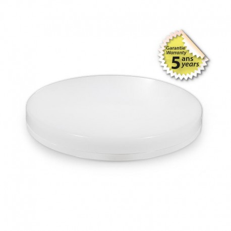 Plafonnier LED rond 280mm 230V 18W 4000K 5Ans