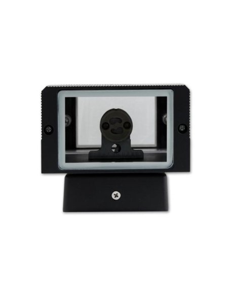 Applique murale Gris Anthracite Double GU10 Rectangle IP65