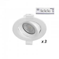 Spot LED SMD Orientable Dimmable 5W 4000°K (boîte de 3)