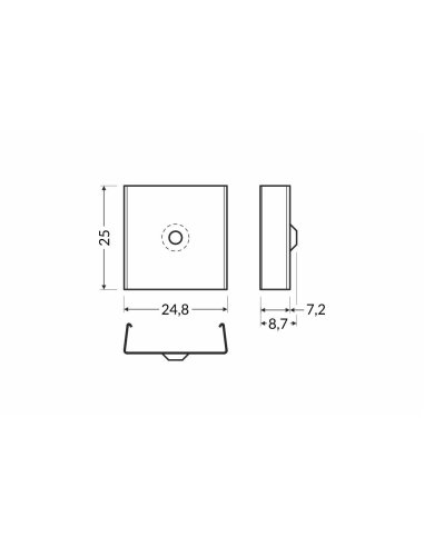 Support de montage U7 souple cone