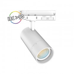 Spot LED sur Rail Blanc 10/15/20W CCT Angle ajustable