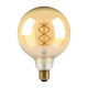 Ampoule LED Bulb G125 E27 - Golden- Filament Courbe 5W 1800°K