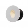 Spot Marche LED Encastré 3W - Rond - Blanc - 3000°K - IP20