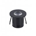Spot encastré Rond Noir Ø35mm 1W 3000°K